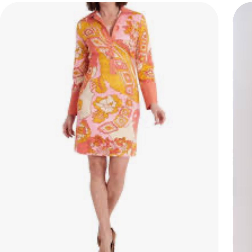 CK Bradley Ivy Dress in Whirlwind Marigold. NWT retail 228